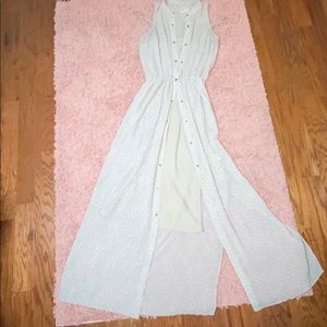 MICHAEL KORS Button Down Maxi Dress XS